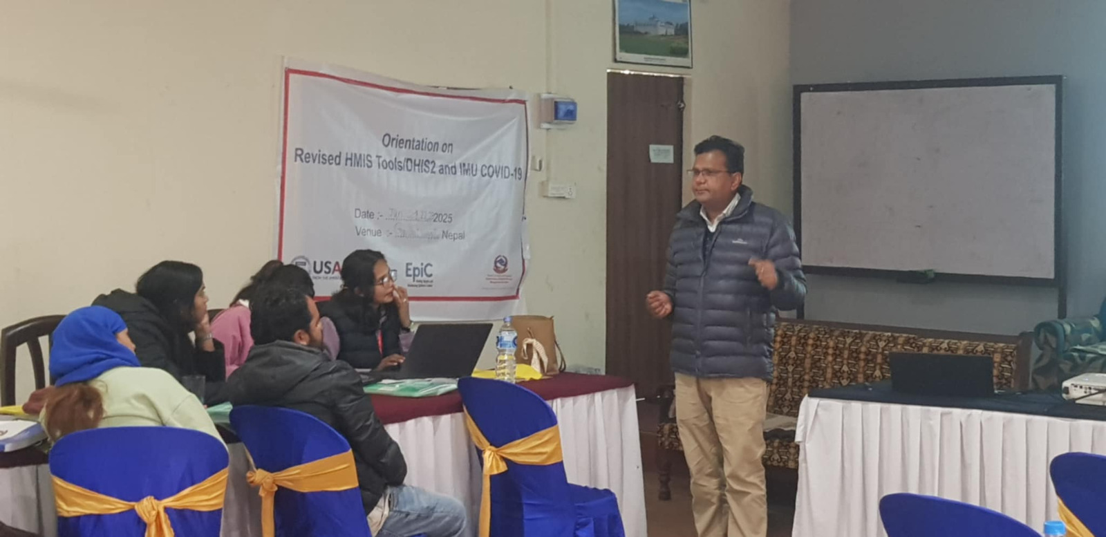 Orientation on Revised HMIS Tools/DHIS2and IMU COVID-19